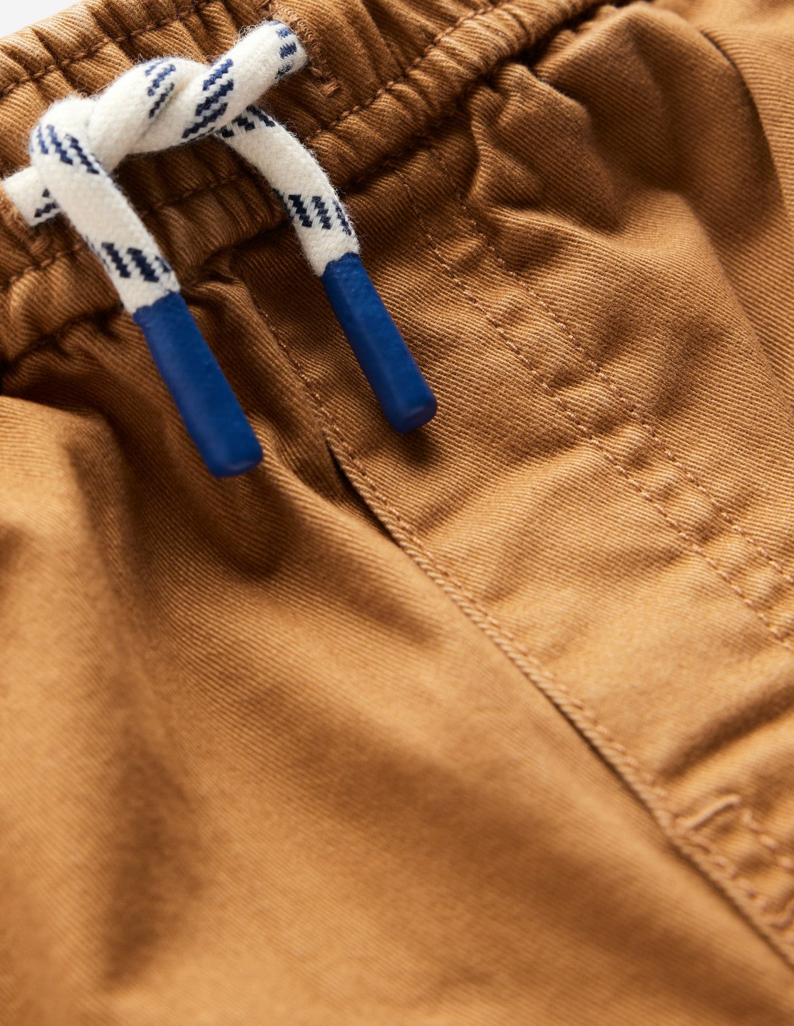 Boden Baby|Boys|Sale Slim Pull On Trousers-Butterscotch Brown