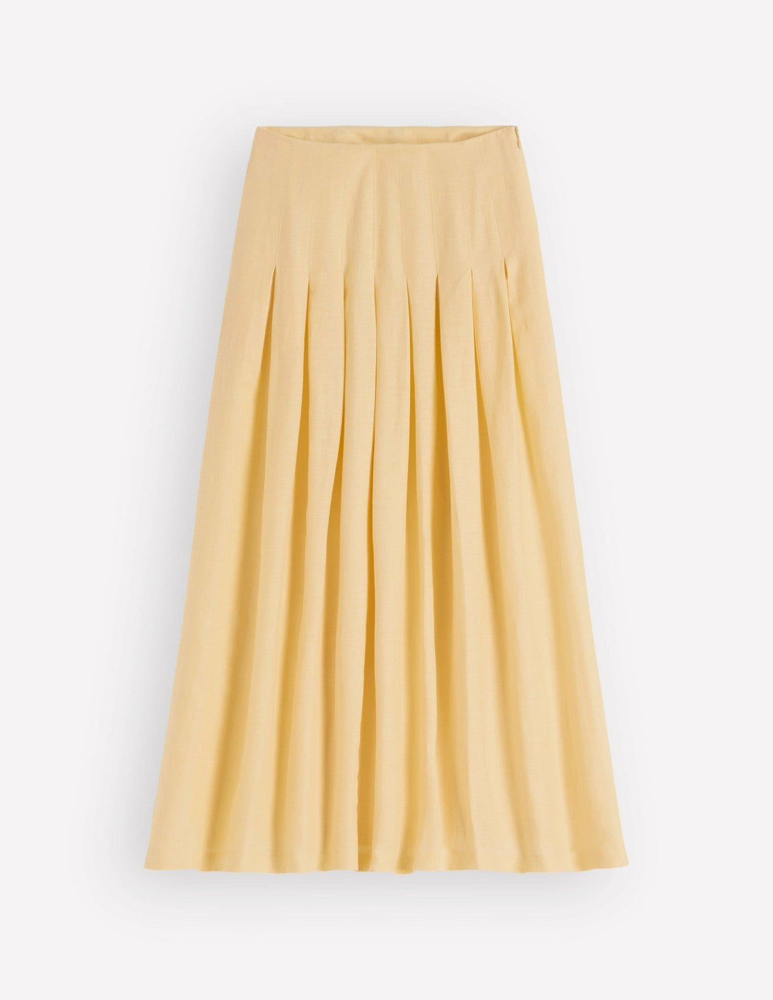 Boden Women Valentina Linen Skirt-Buttercream
