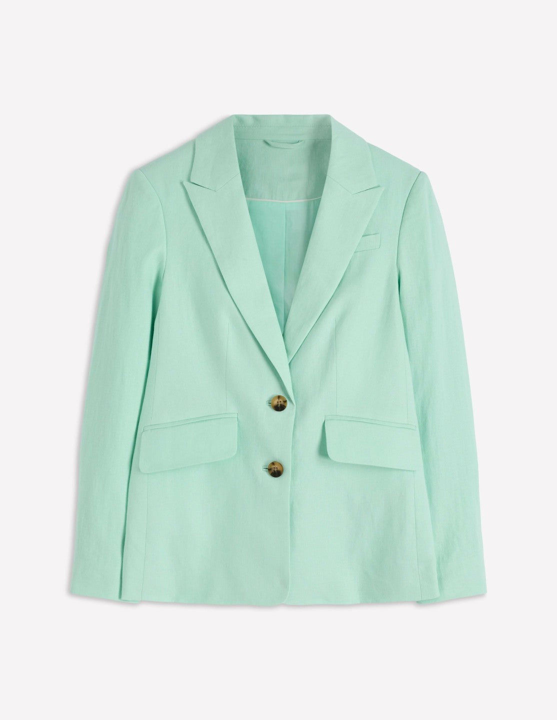 Boden Women Stamford Linen Blazer-Spearmint