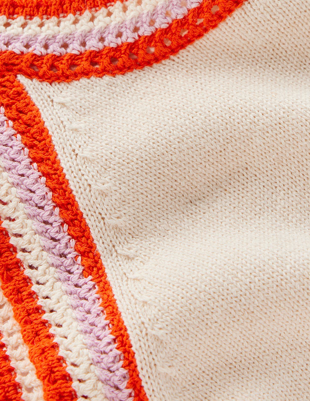 Boden Women Saffron Crochet Racer Tank-Ivory