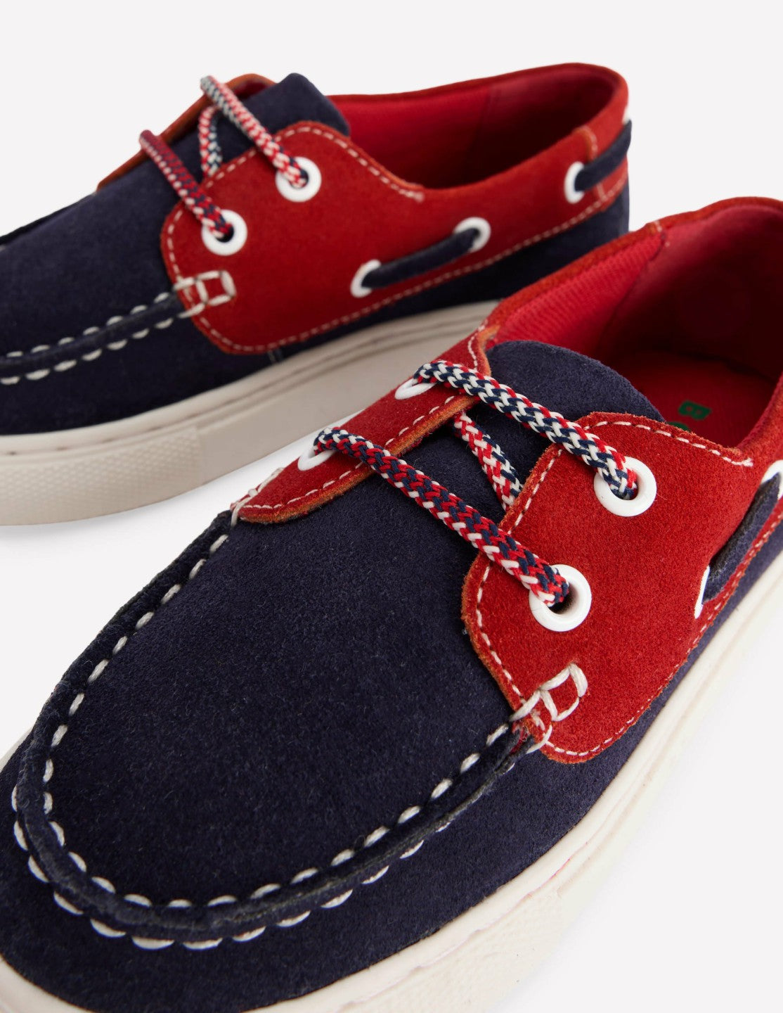 Boden Boys Boat Shoes-Colourblock