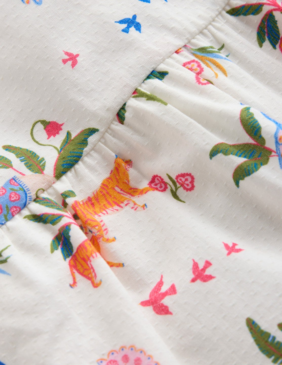 Boden Baby Woven Bloomers Play Set-Ivory Small Tropical Animals