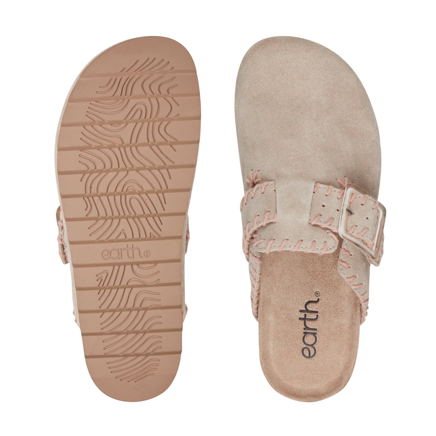 Earth Shoes Gena Round Toe Slip-on Flat Casual Clogs