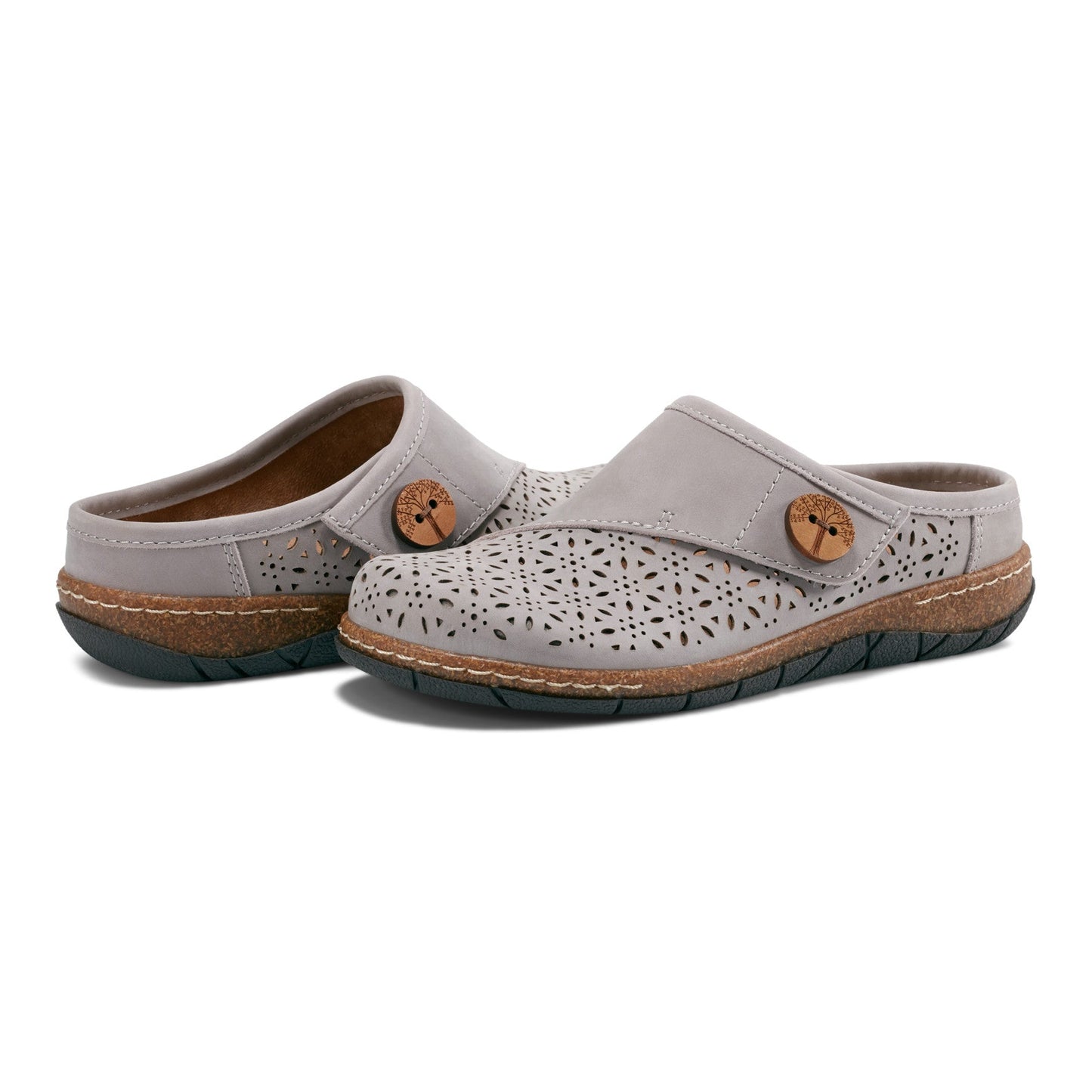 Earth Shoes Erinn Round Toe Casual Slip-on Flat Clogs
