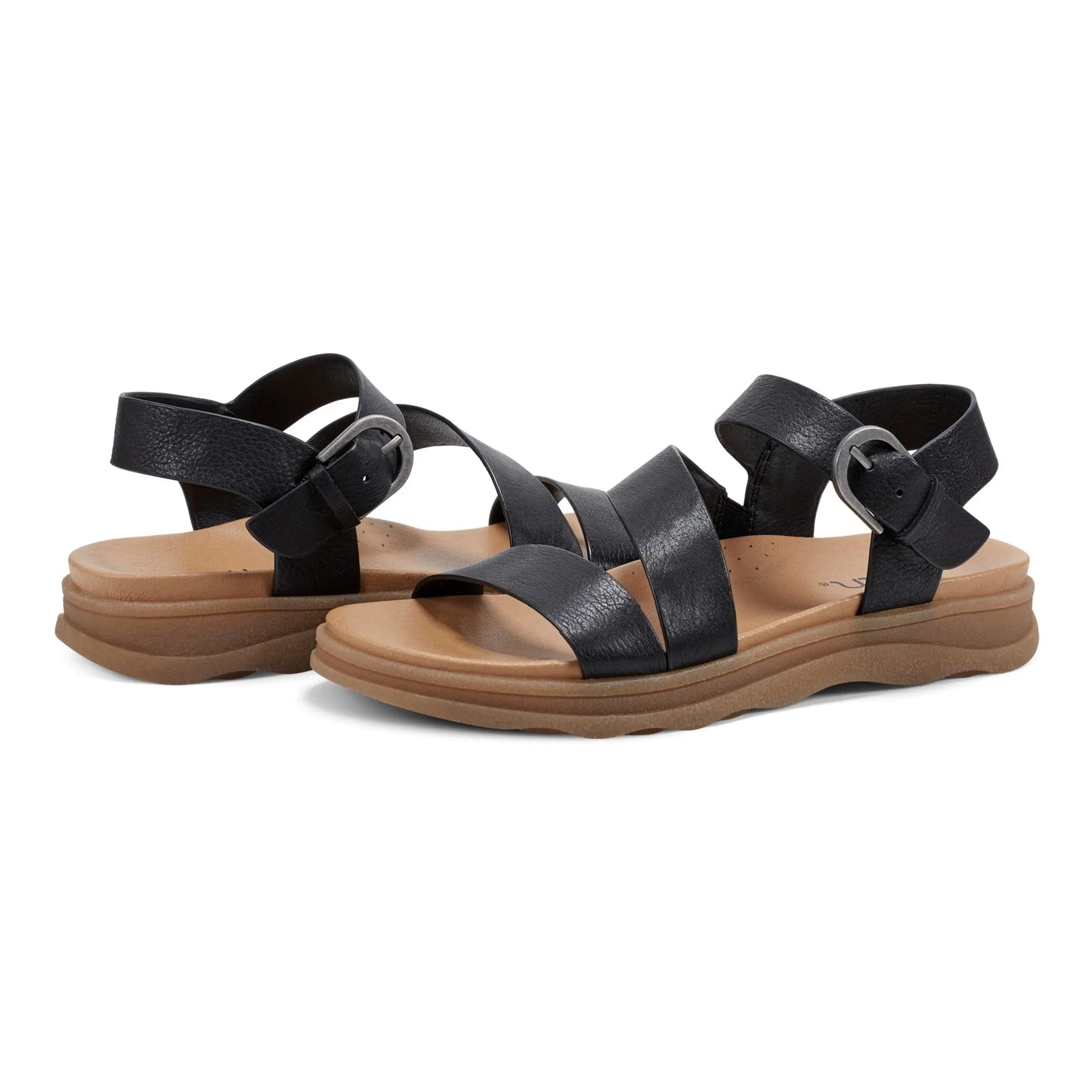 Earth Shoes Lainey Casual Strappy Round Toe Flat Sandals