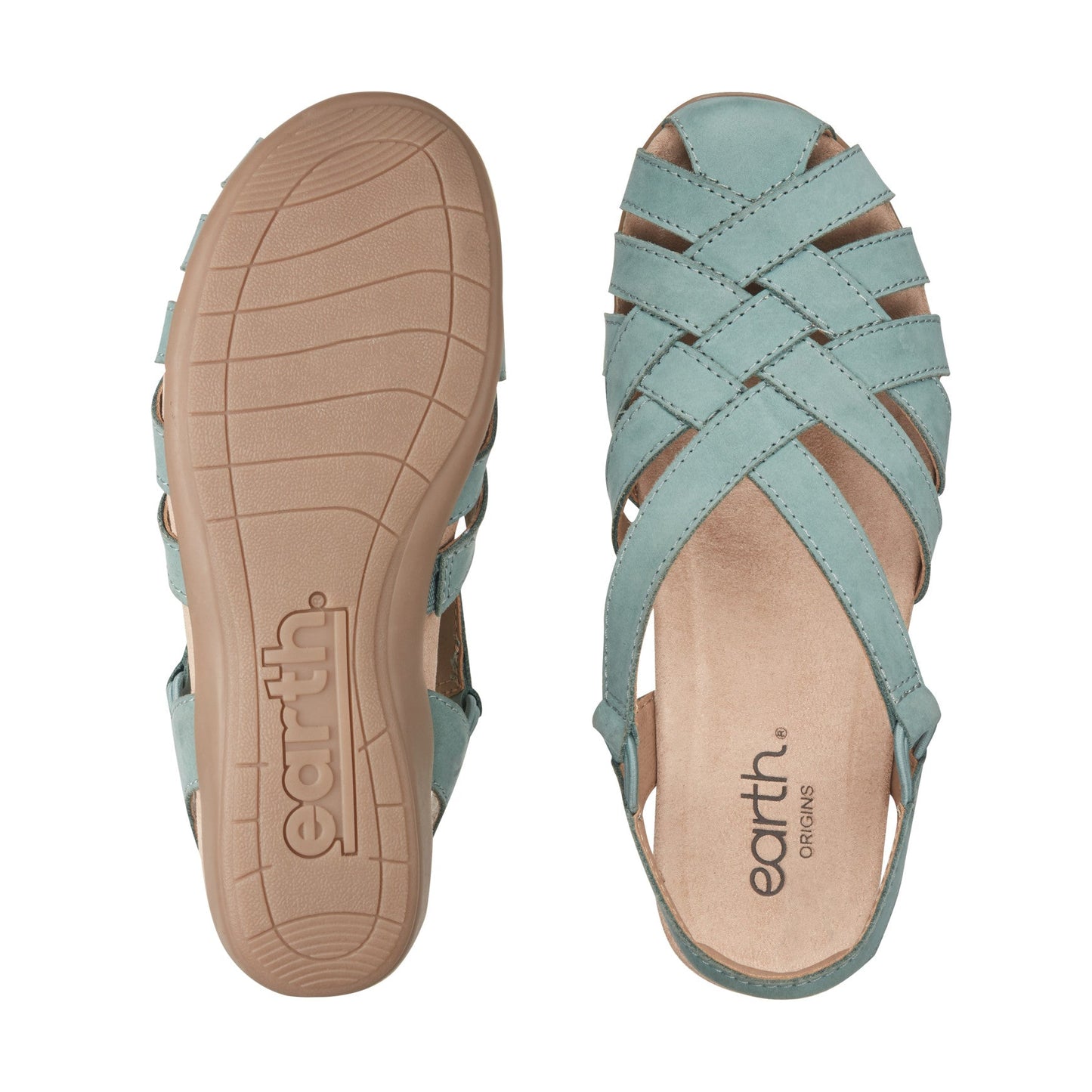 Earth Shoes Berri Woven Casual Round Toe Slip-on Sandals
