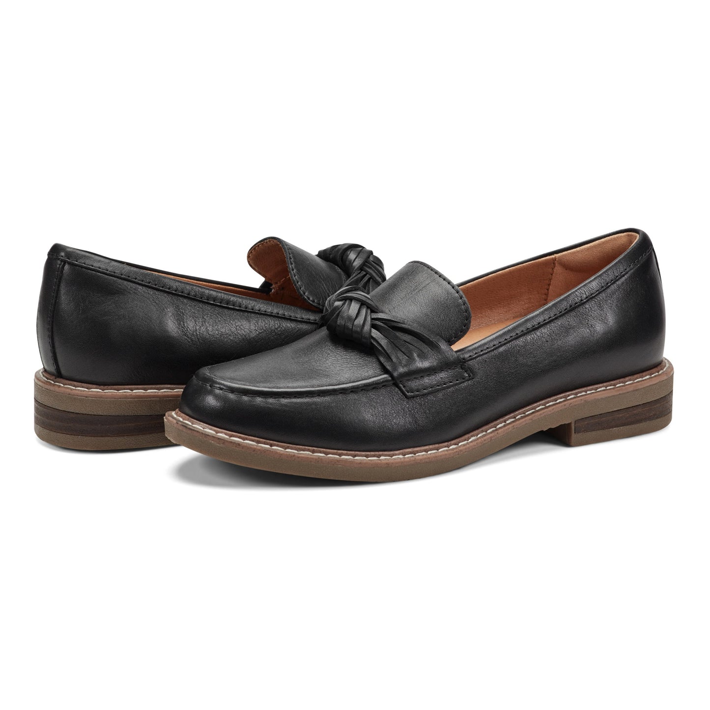 Earth Shoes Jayde Leather Knotted Loafers