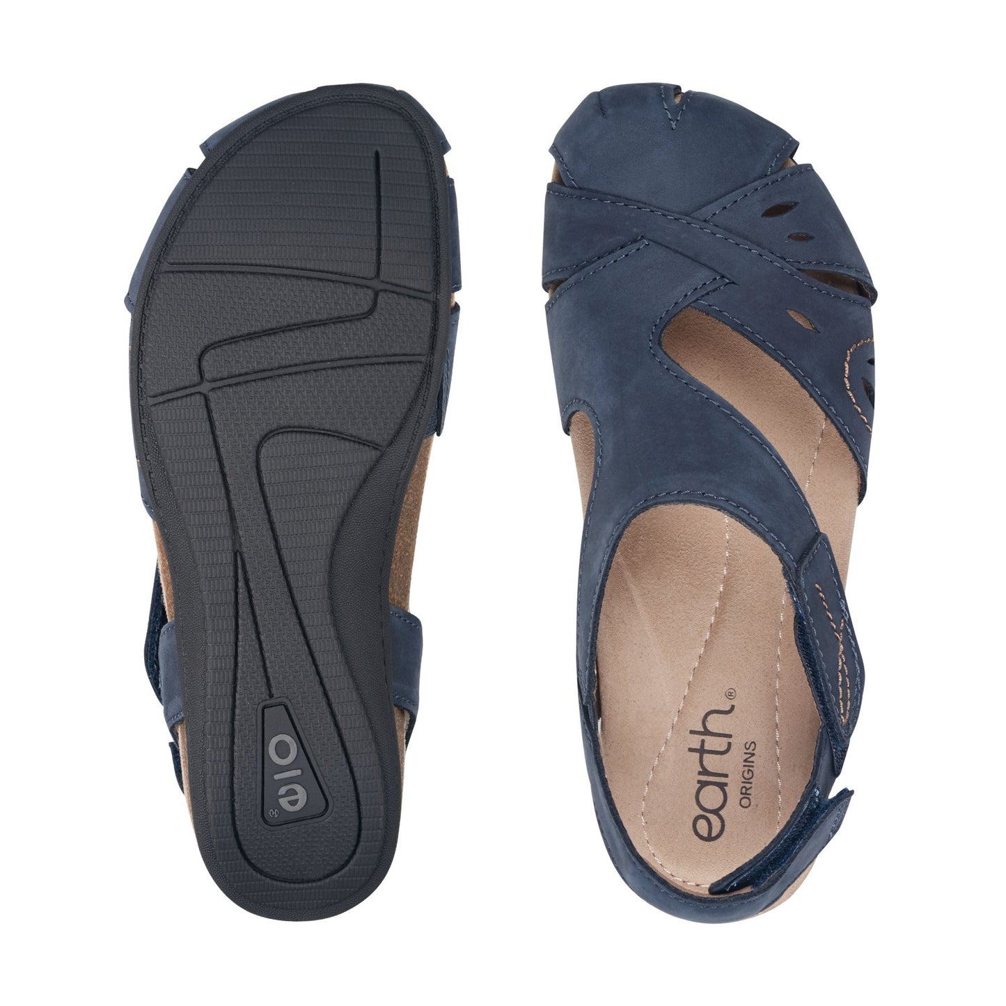 Earth Shoes Birdine Casual Round Toe Slip-on Sandals