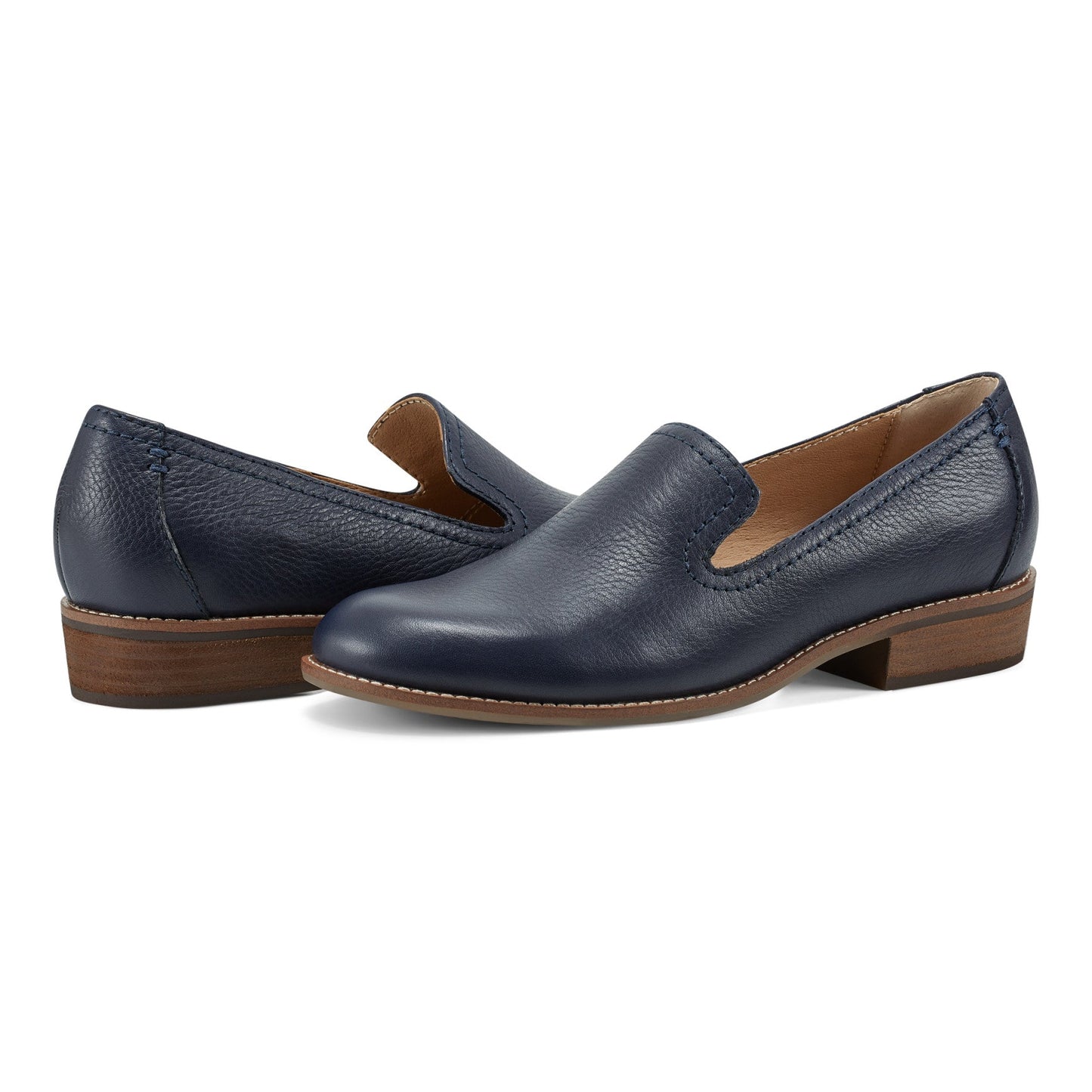 Earth Shoes Edna Round Toe Casual Slip-on Flat Loafers