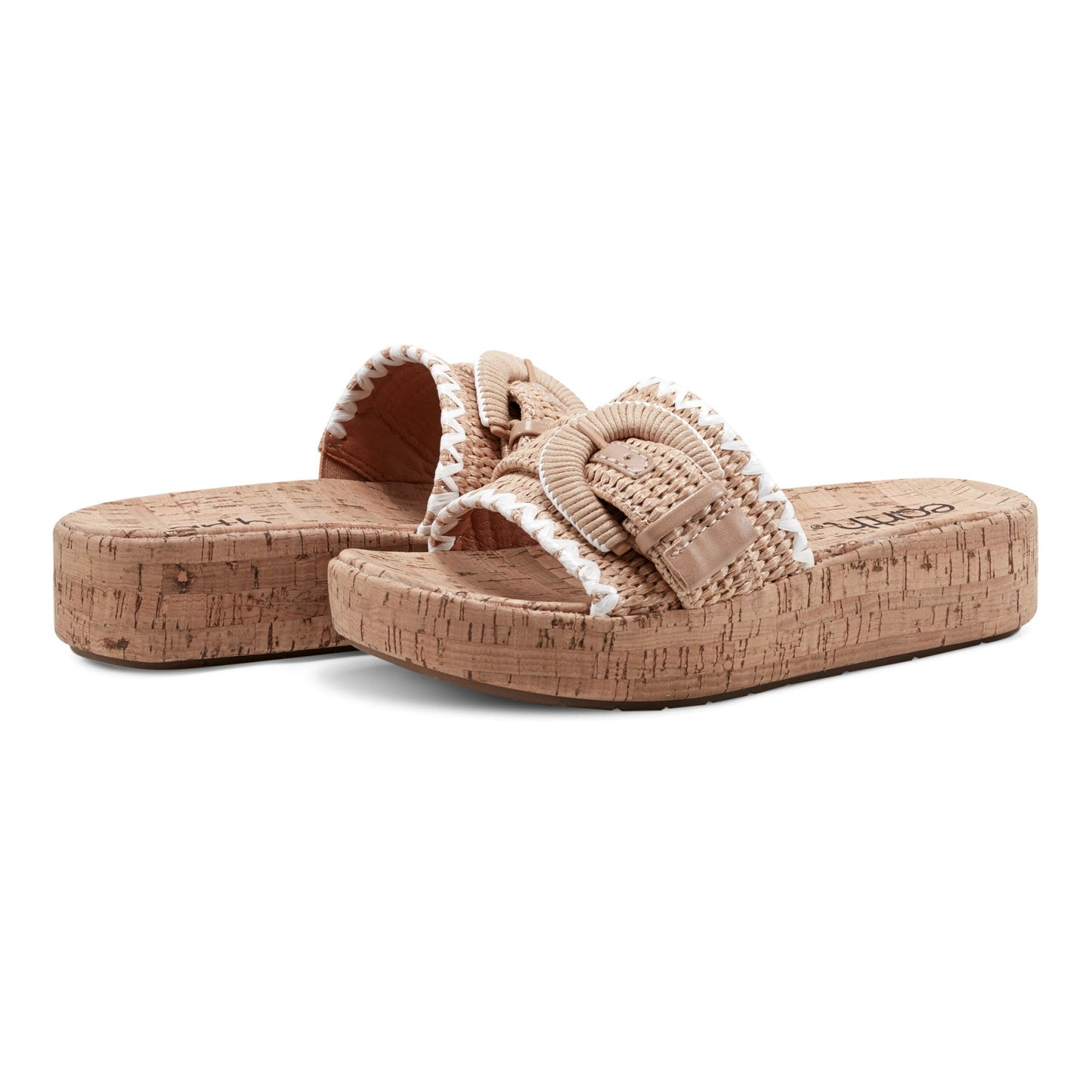Earth Shoes Samsy Casual Slip-on Wedge Platform Sandals