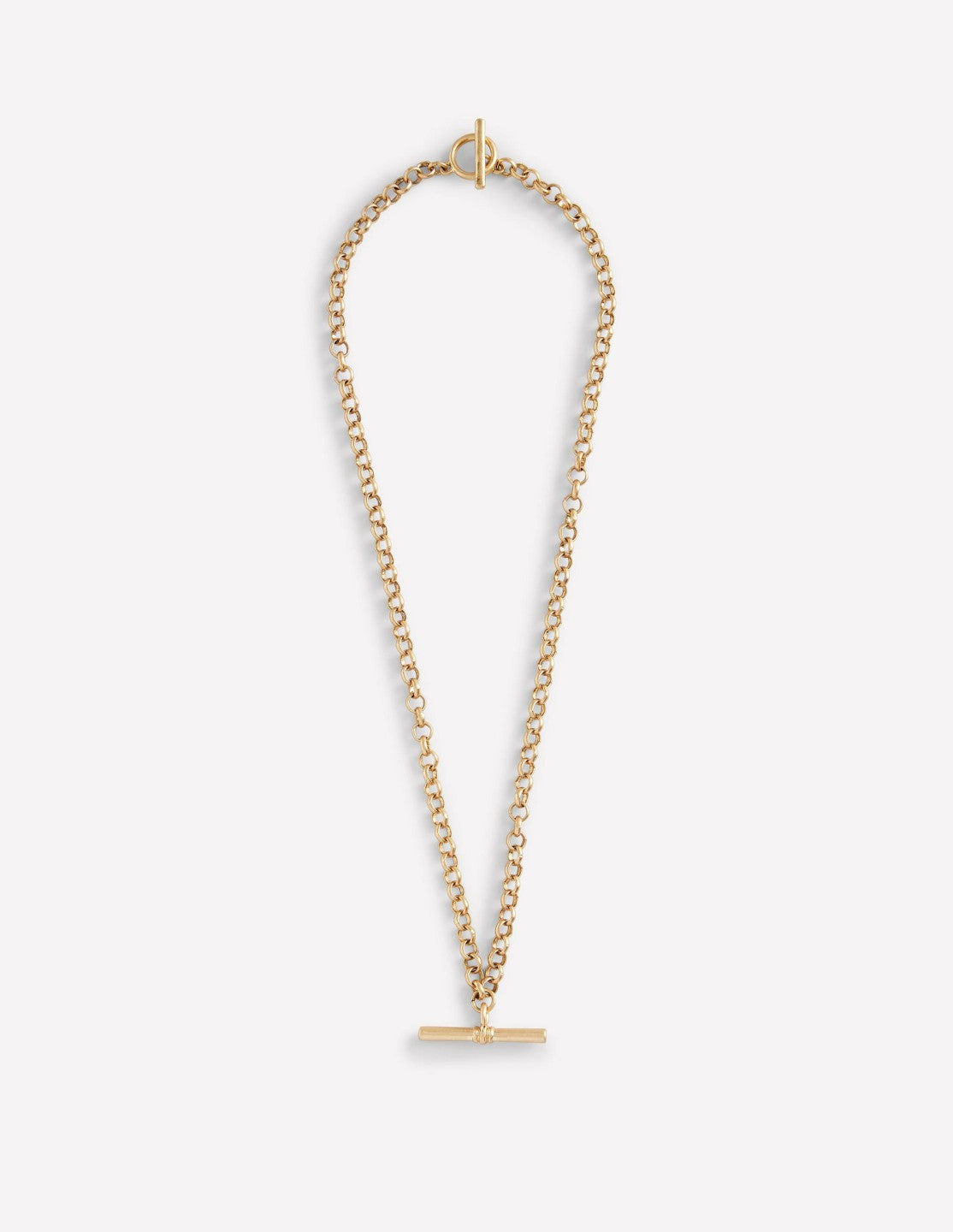 Boden Women T-bar Chain Necklace-Gold Colour