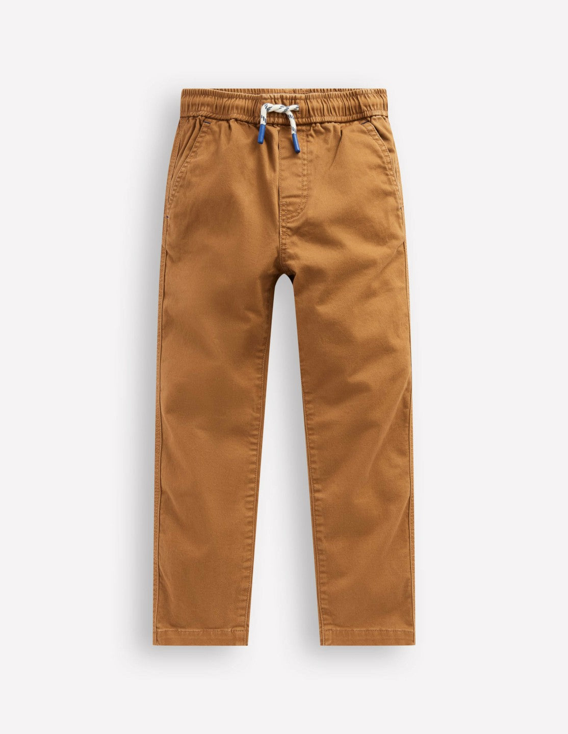 Boden Baby|Boys|Sale Slim Pull On Trousers-Butterscotch Brown