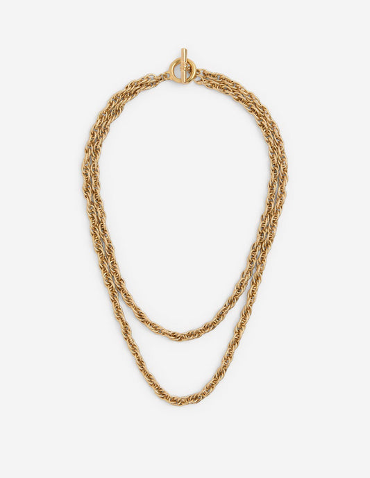 Boden Women Vintage Twist Layer Necklace-Gold Colour