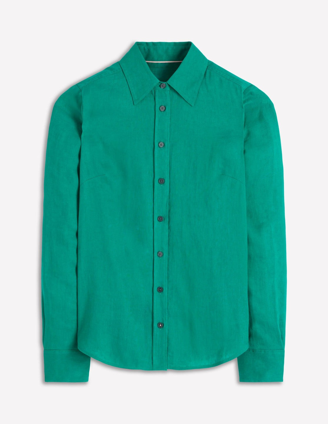 Boden Women Sienna Linen Shirt-Deep Teal