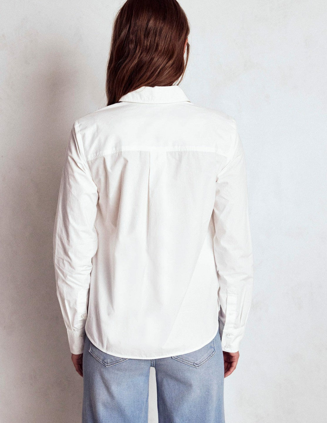 Boden Women Sienna Cotton Shirt-White