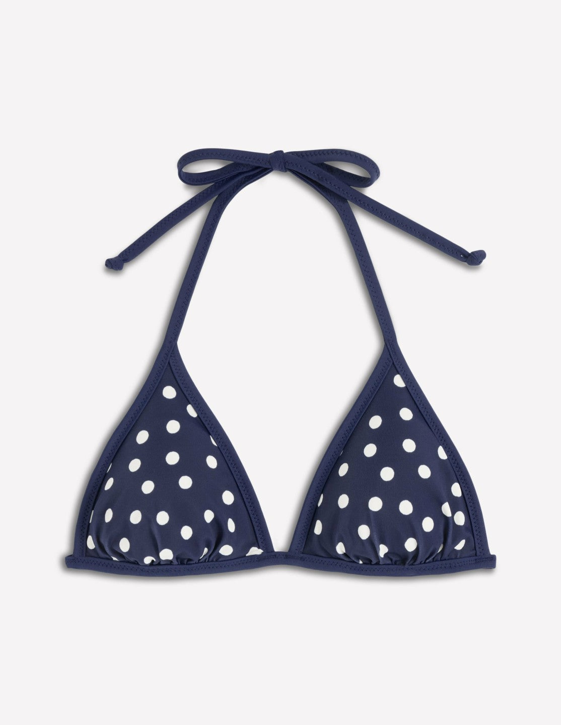 Boden Women Symi Reversible Bikini Top-Navy, Stipe & Dot
