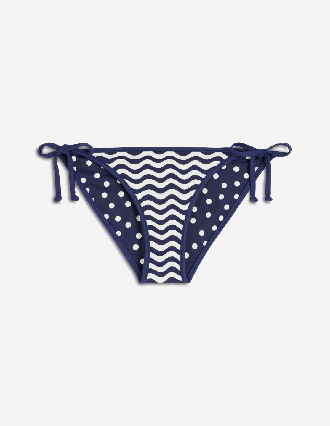Boden Women Symi Reversible Bikini Bottoms-French Navy