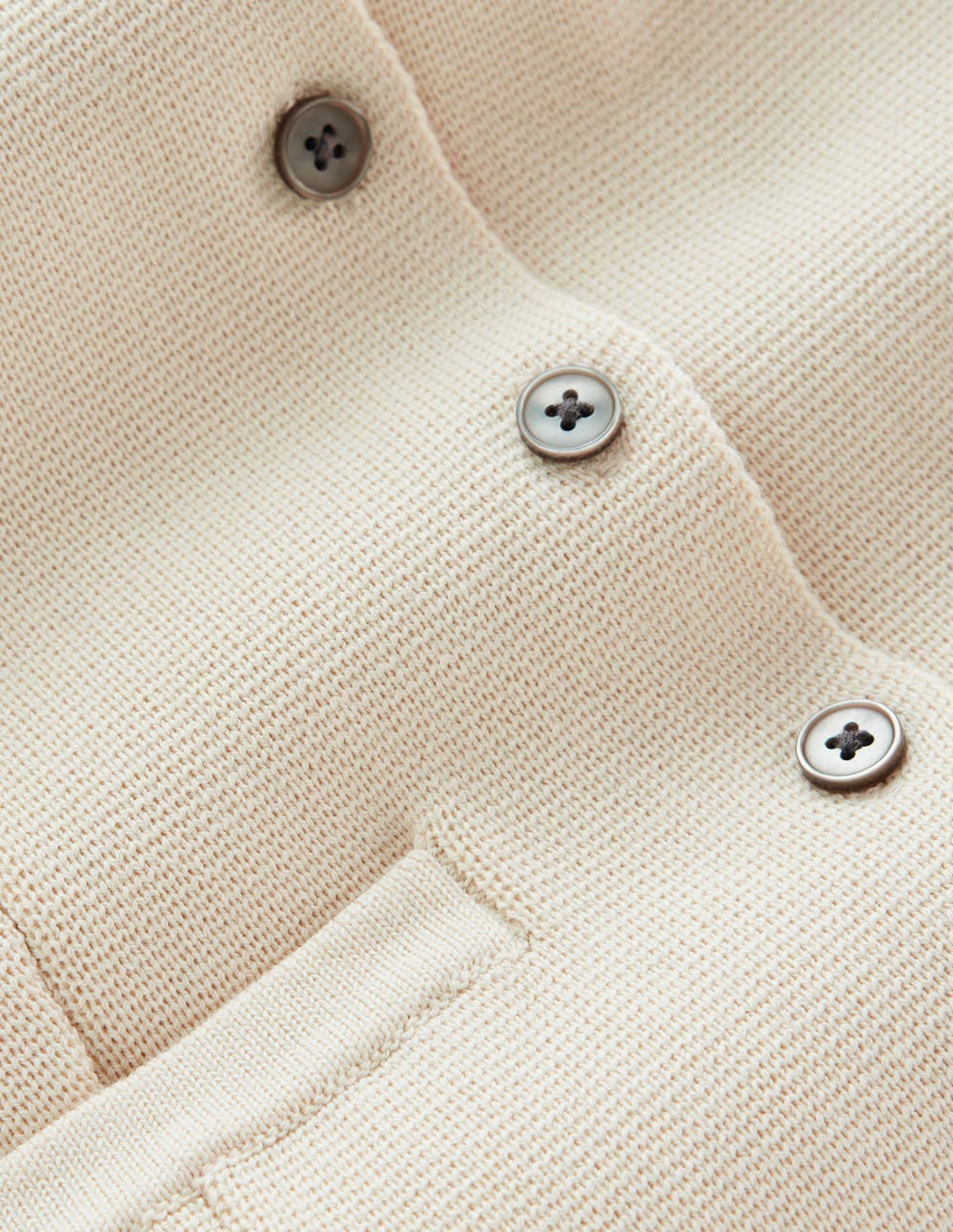 Boden Women Short Sleeve Knitted Jacket-Ivory