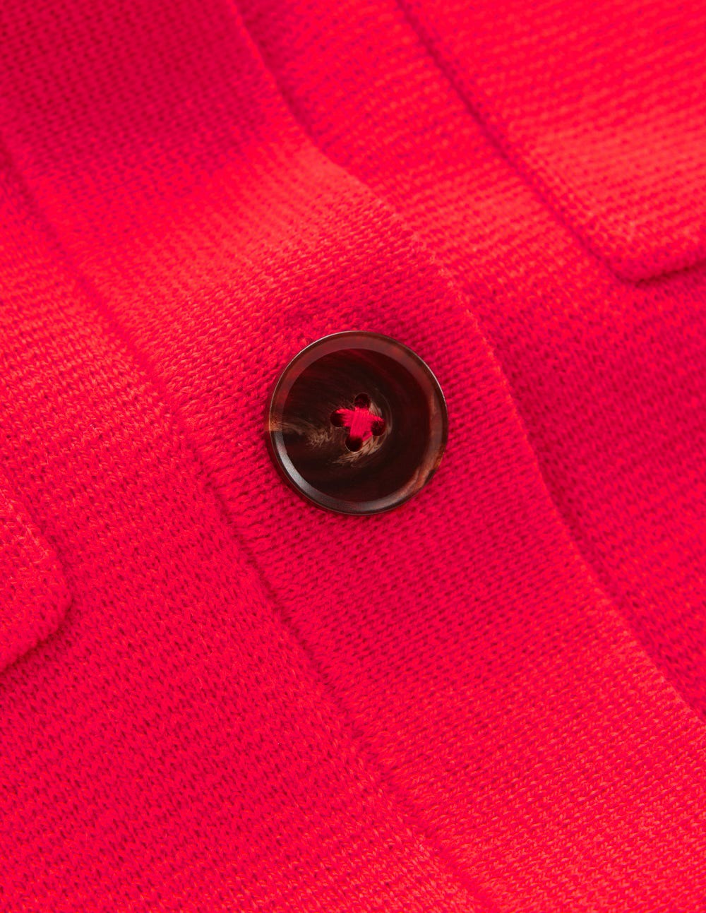 Boden Women Short Sleeve Knit Shirt-Bright Cherry