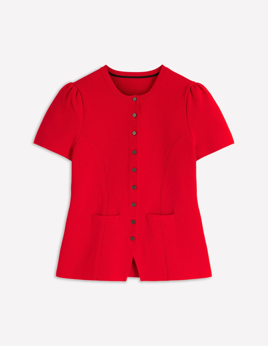 Boden Women Short Sleeve Knitted Jacket-Red