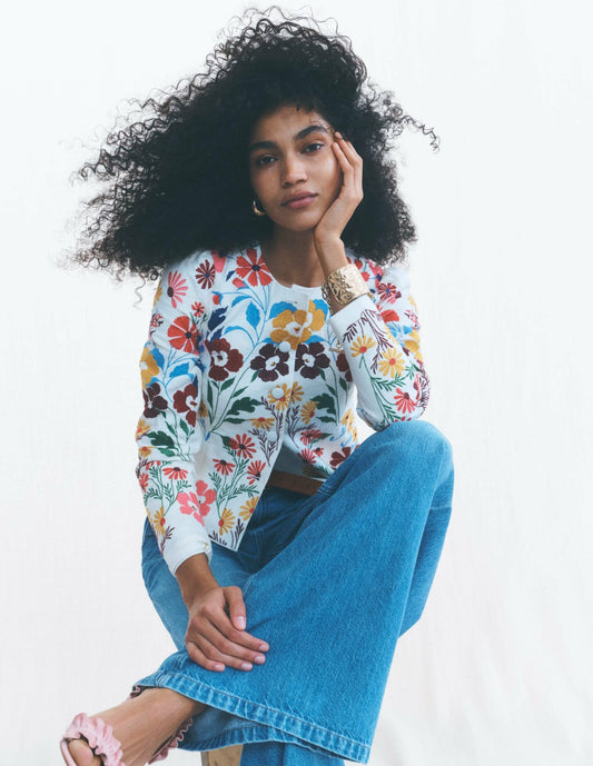 Boden Women Salisbury Jacket-Multi, Embroidery