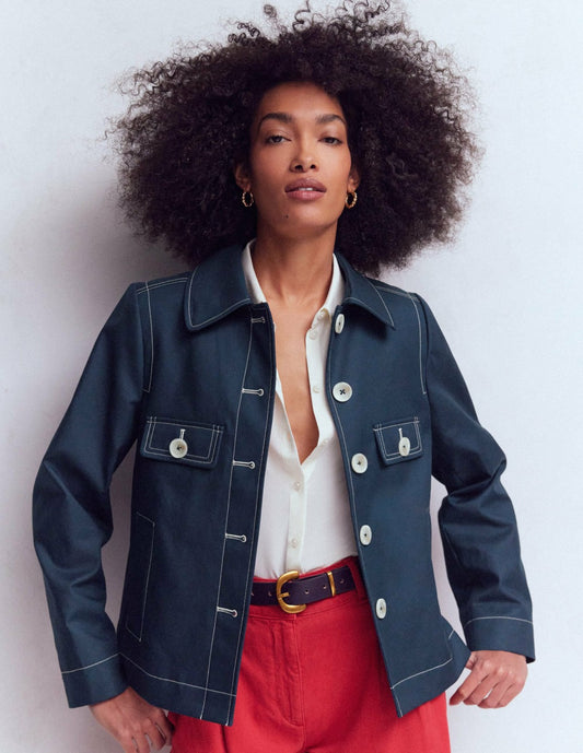 Boden Women Gloucester Mac-Navy