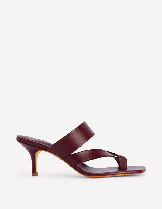Boden Women Toe Post Kitten Heel Sandal-Deep Wisteria