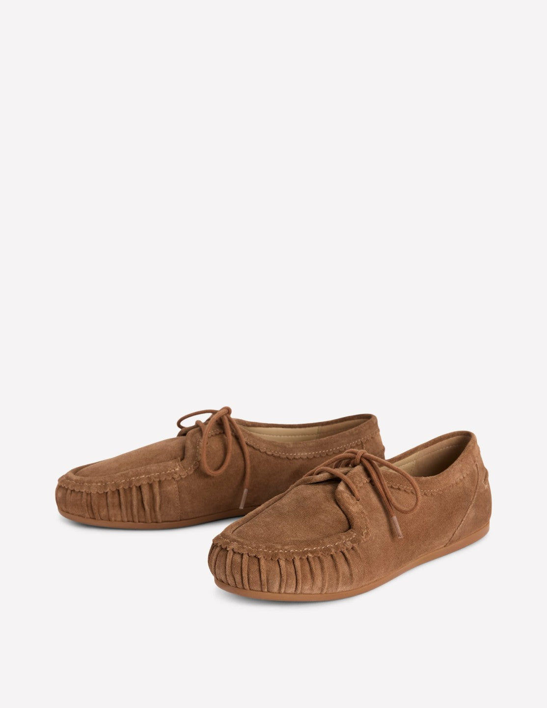 Boden Women Soft Boat Shoes-Tan