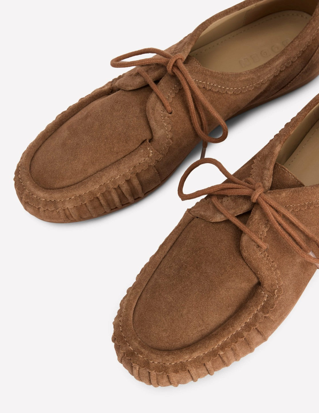 Boden Women Soft Boat Shoes-Tan