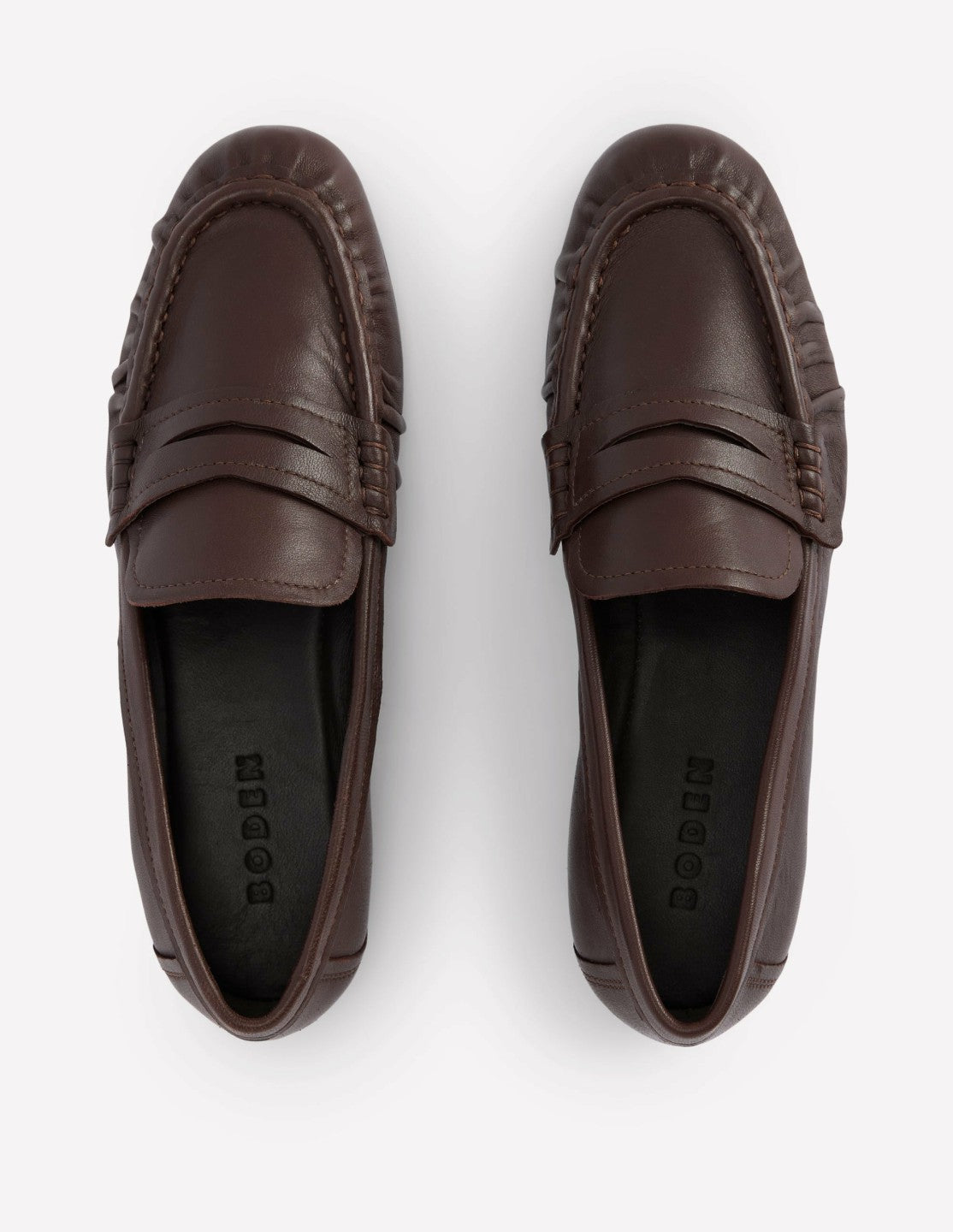 Boden Women Super Soft Flexi Loafer-Bitter Chocolate
