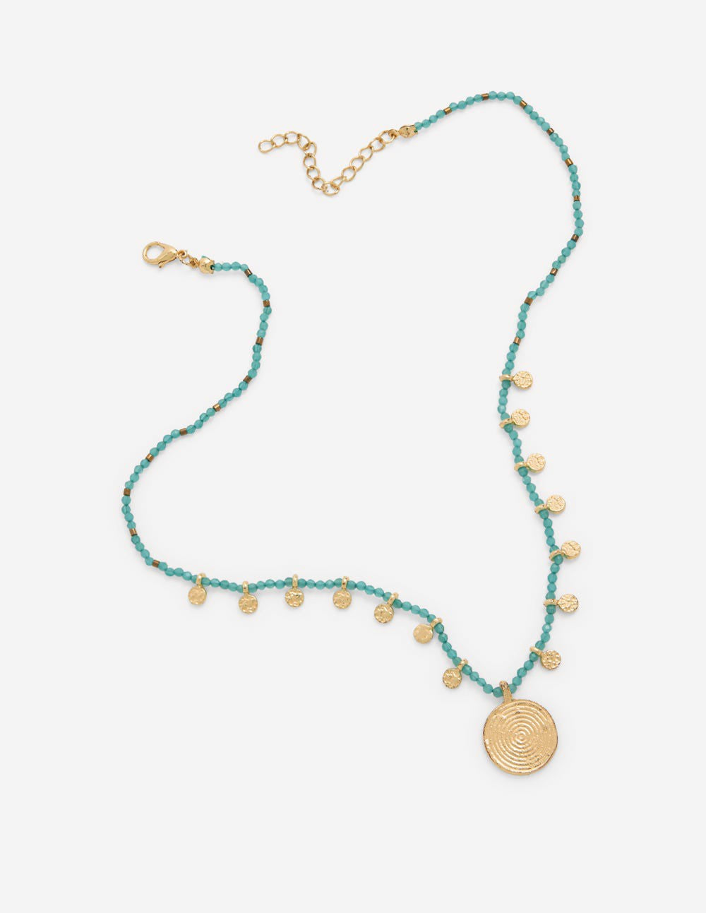 Boden Women Short Bead Strand Necklace-Blue