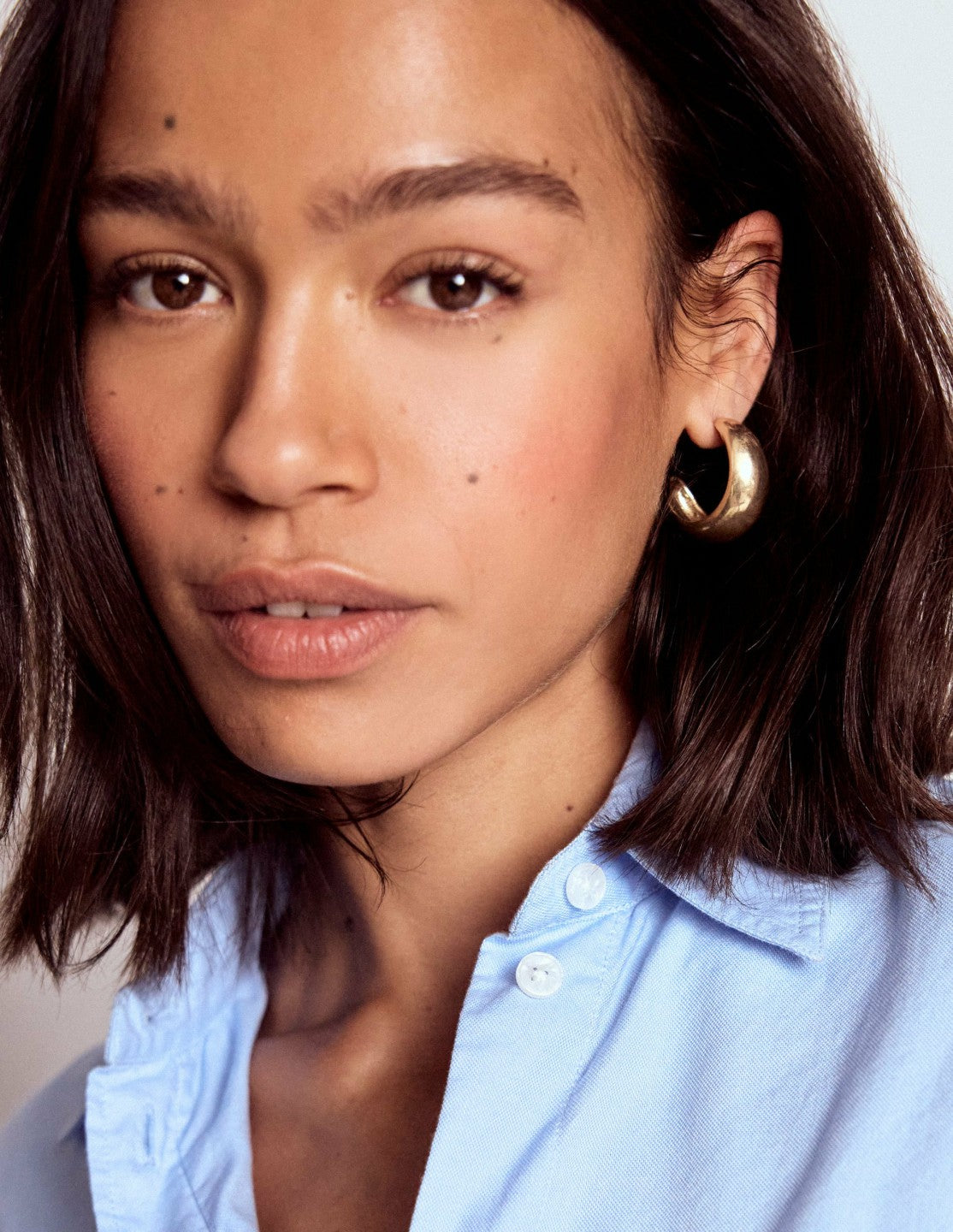 Boden Women Smooth Dome 2-pack Earrings-Gold Colour