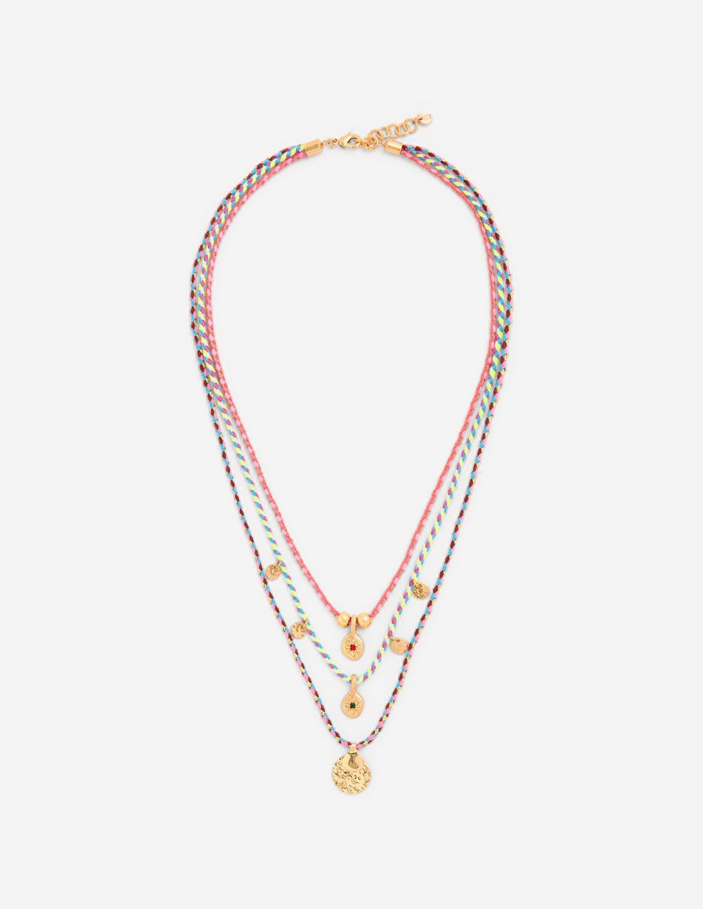 Boden Women Three Layer Necklace-Multi