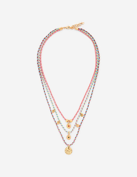 Boden Women Three Layer Necklace-Multi