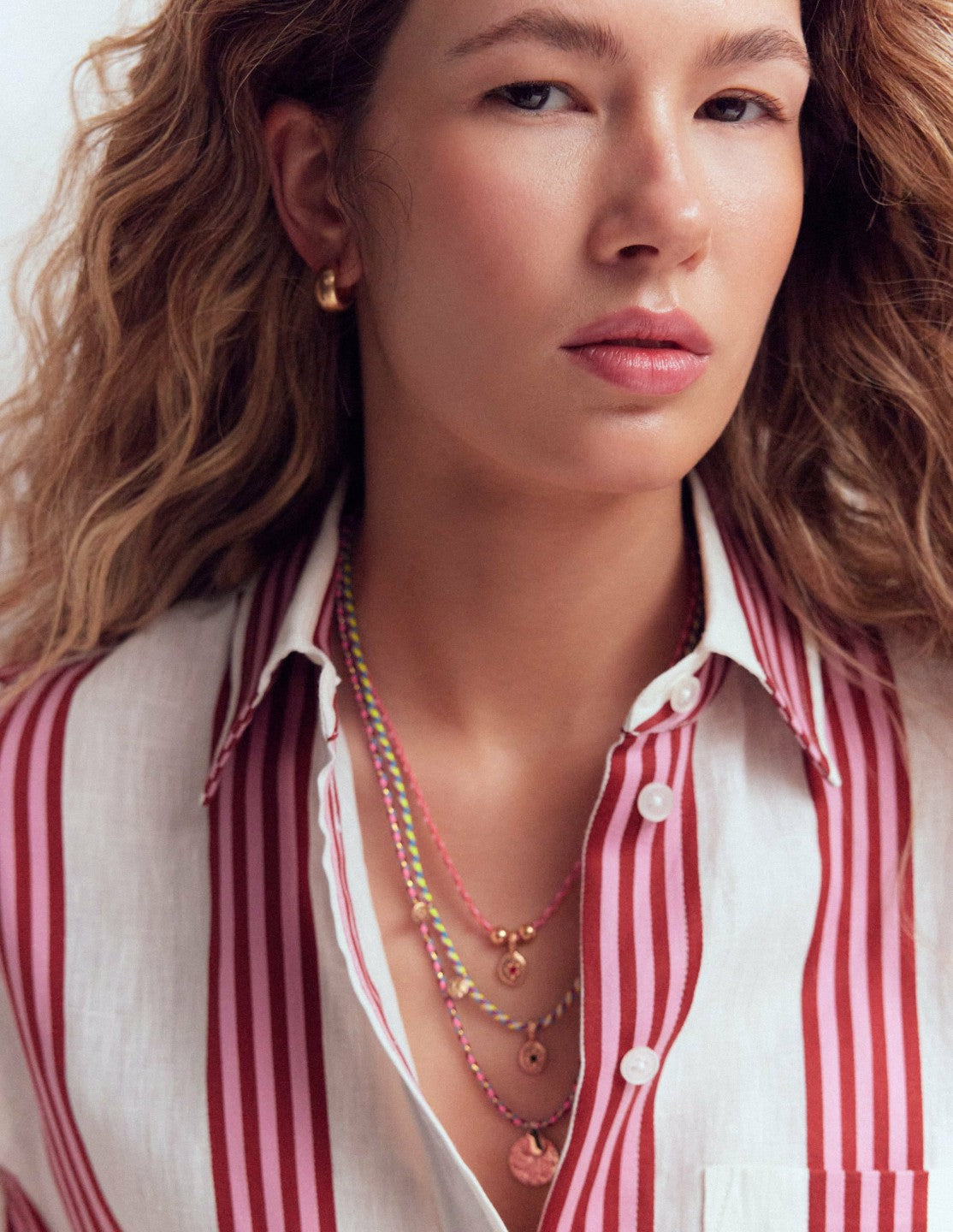 Boden Women Three Layer Necklace-Multi
