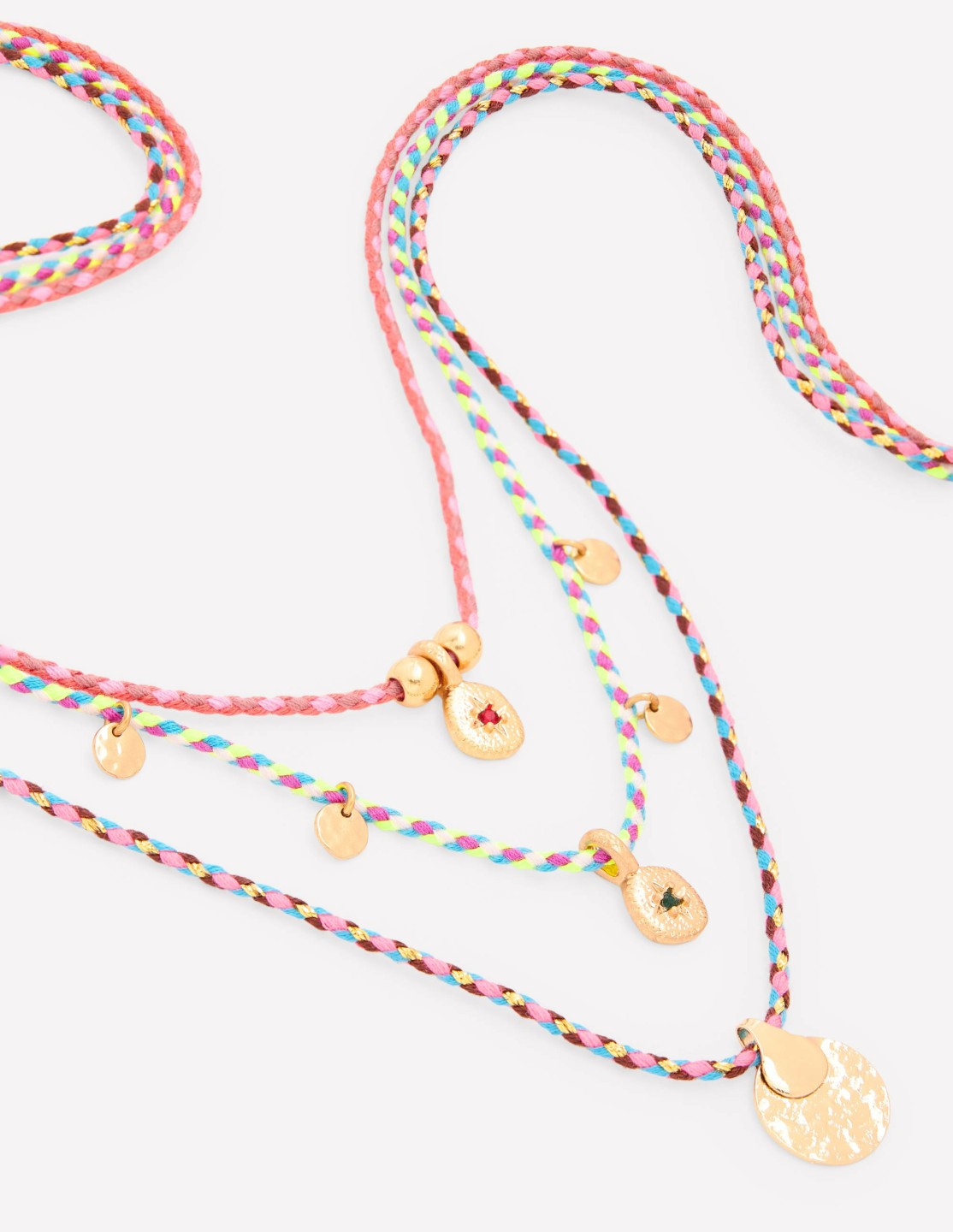 Boden Women Three Layer Necklace-Multi