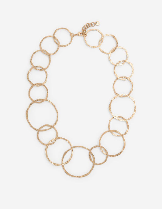 Boden Women Statement Circle Necklace-Gold Colour