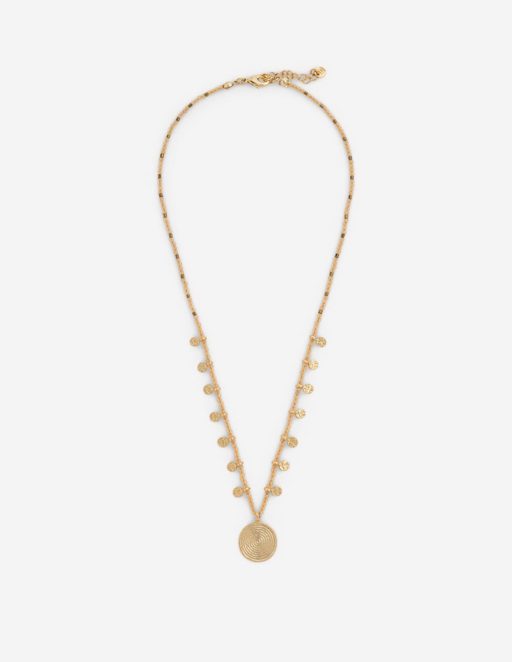 Boden Women Short Bead Strand Necklace-Gold