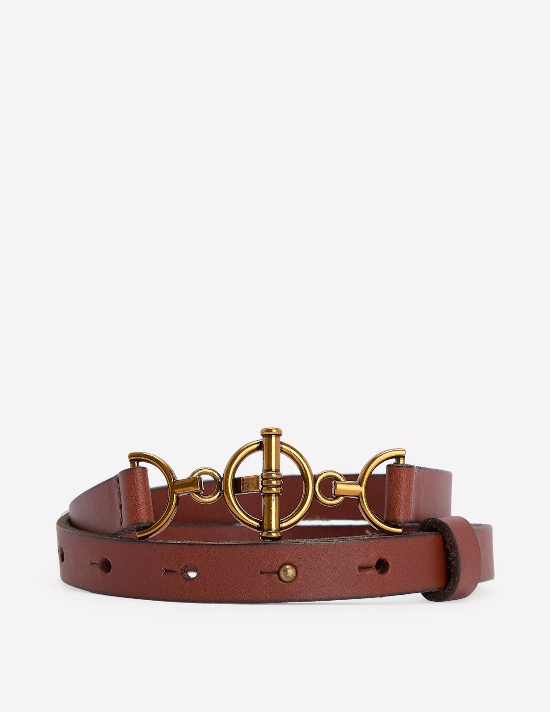 Boden Women T-bar Ring Belt-Tan
