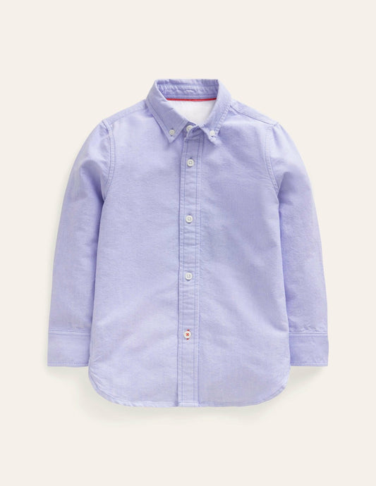Boden Boys|Baby Oxford Shirt-Blue Oxford