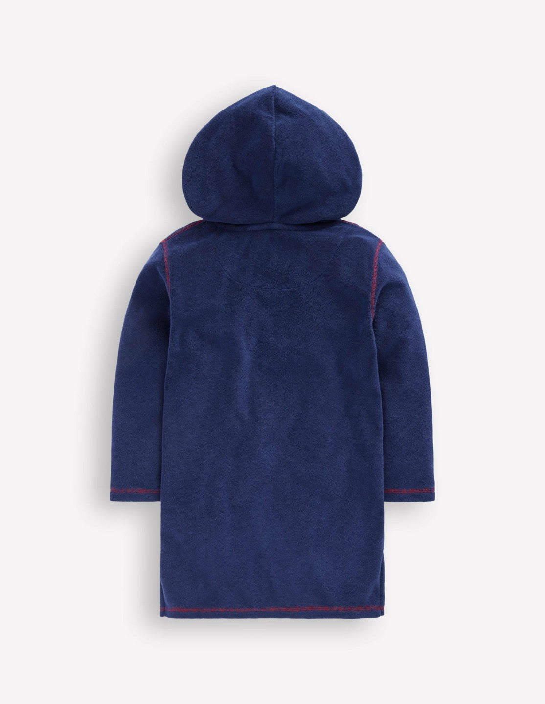 Boden Boys Appliqué Towelling Throw-on-Navy Shark