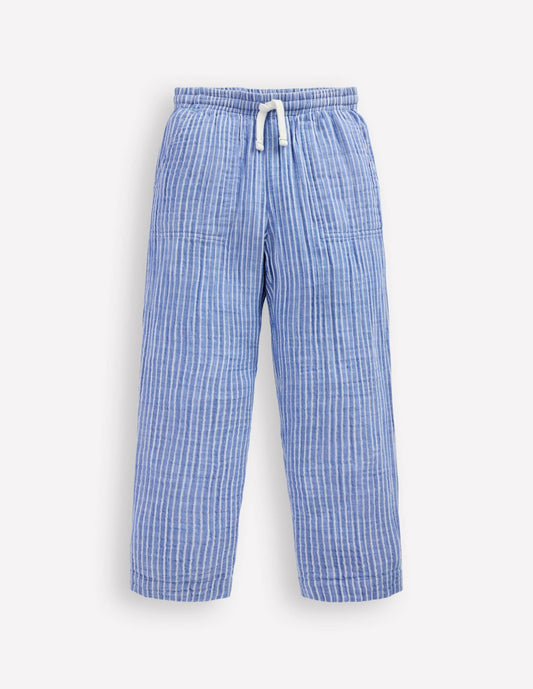 Boden Boys Double Cloth Summer Trouser-Stripes