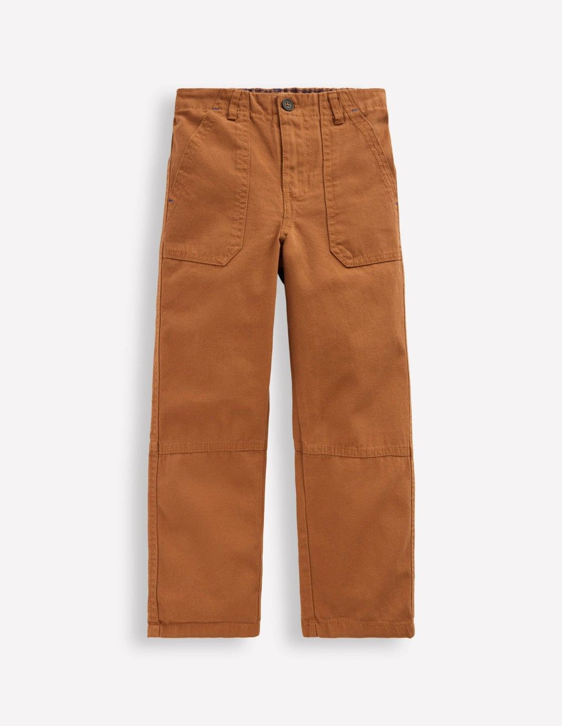 Boden Boys Canvas Carpenter Trousers-Argan Oil