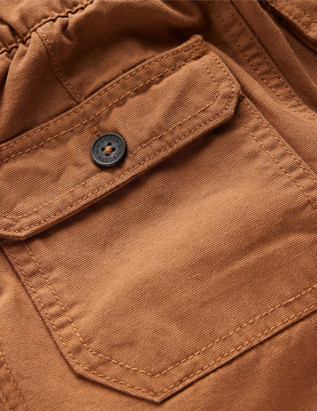 Boden Boys Canvas Carpenter Trousers-Argan Oil