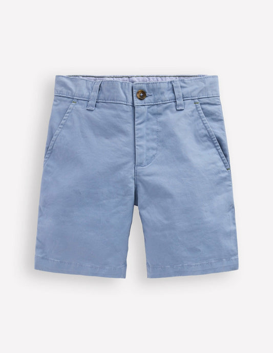 Boden Boys Classic Chino Shorts-Dawn Blue