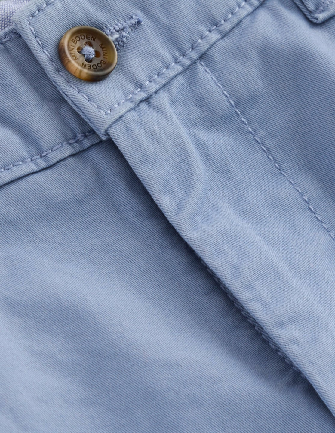 Boden Boys Classic Chino Shorts-Dawn Blue