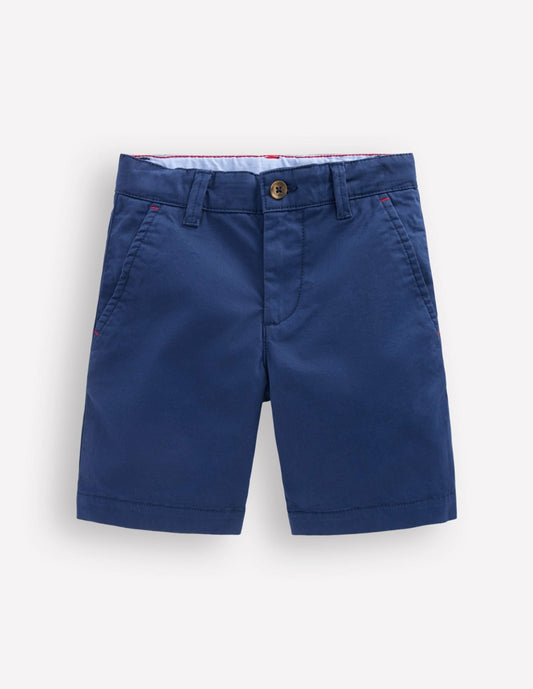 Boden Boys Classic Chino Shorts-College Navy