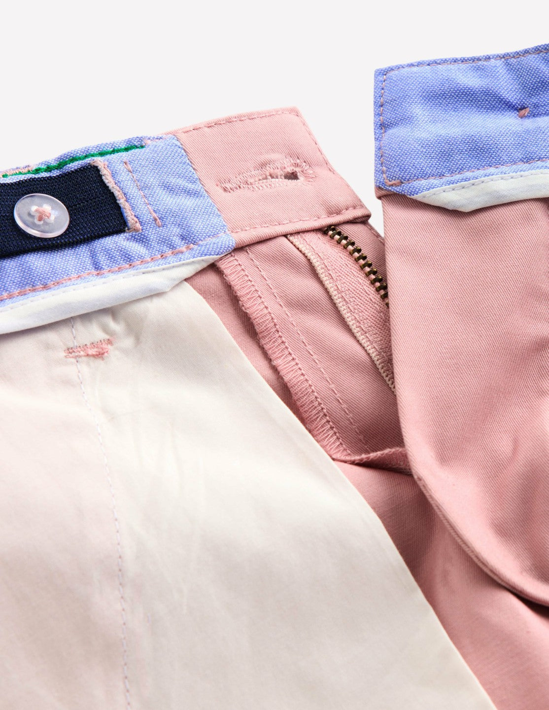 Boden Boys Classic Chino Shorts-Soft Pink