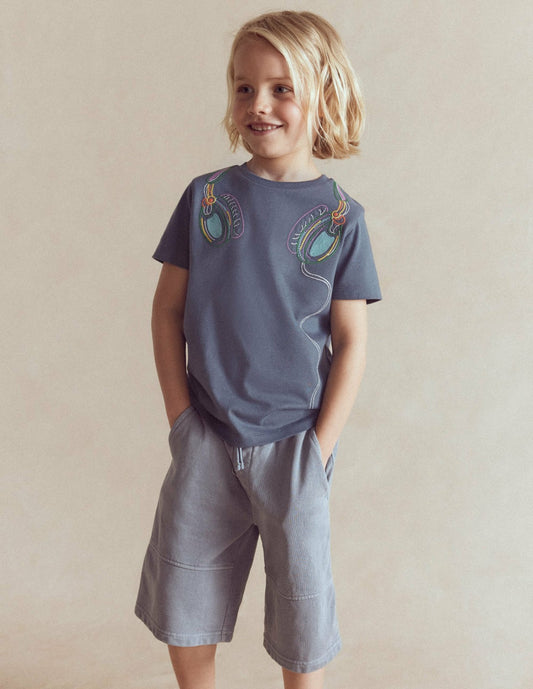 Boden Boys Garment Dye Bermuda Shorts-Albatross