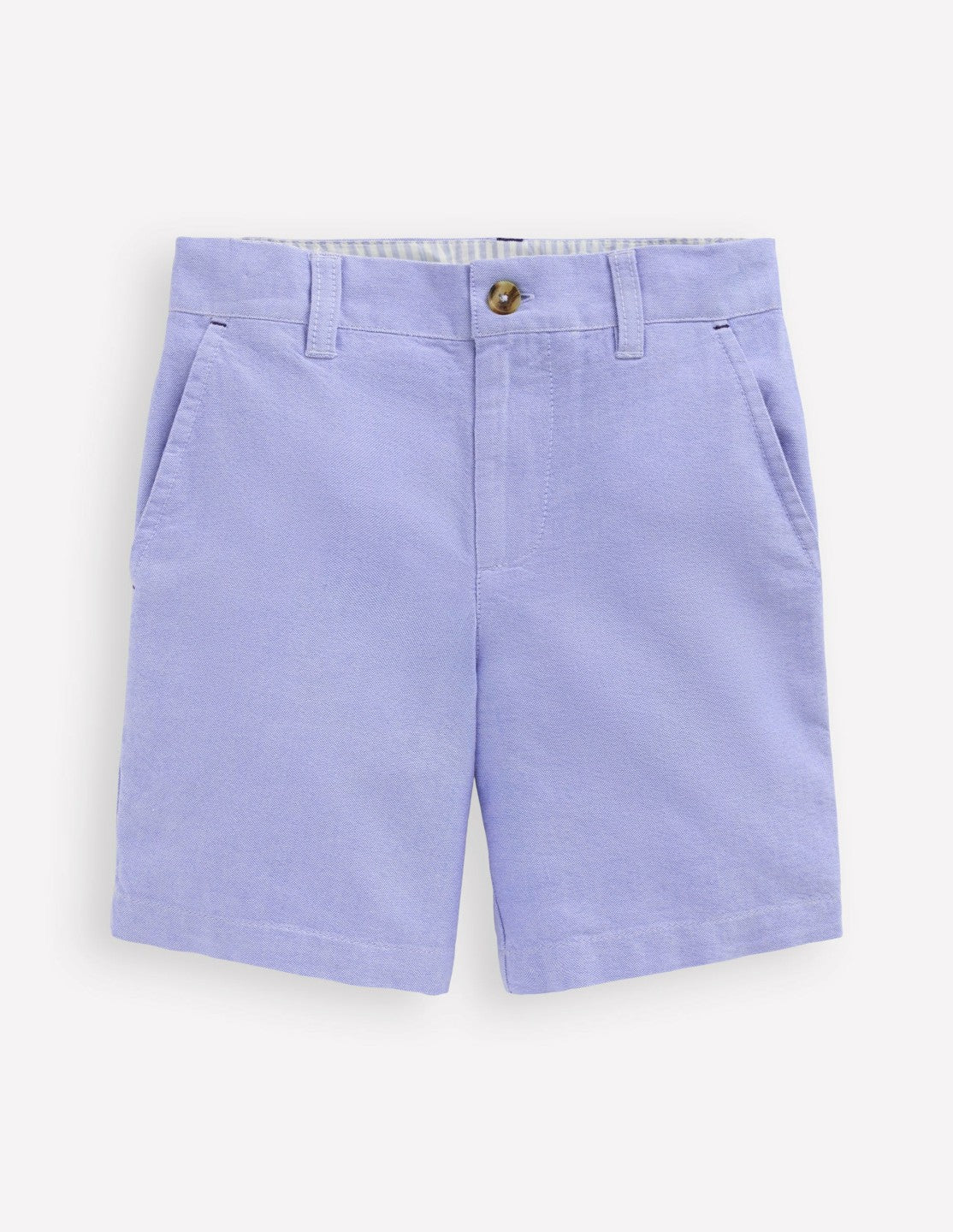 Boden Boys Classic Chino Shorts-Blue Oxford